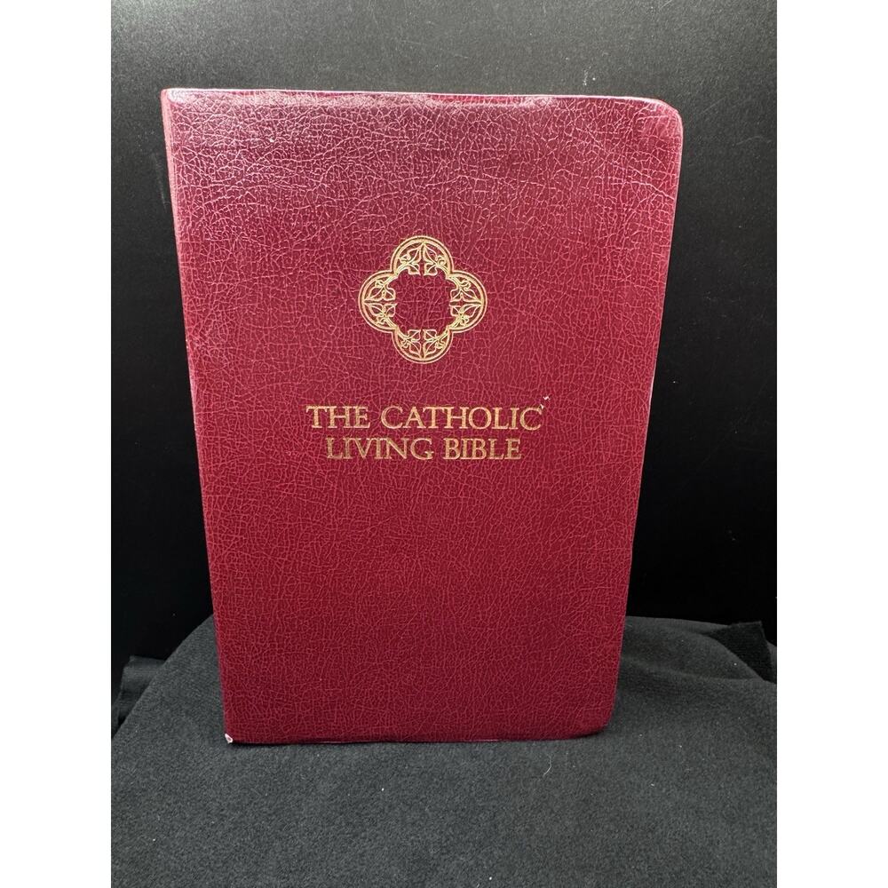 The Catholic Living Bible - Red Letter/Concordance 1988 Burgundy 221-0